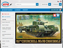 Tablet Screenshot of mpmshop.cz